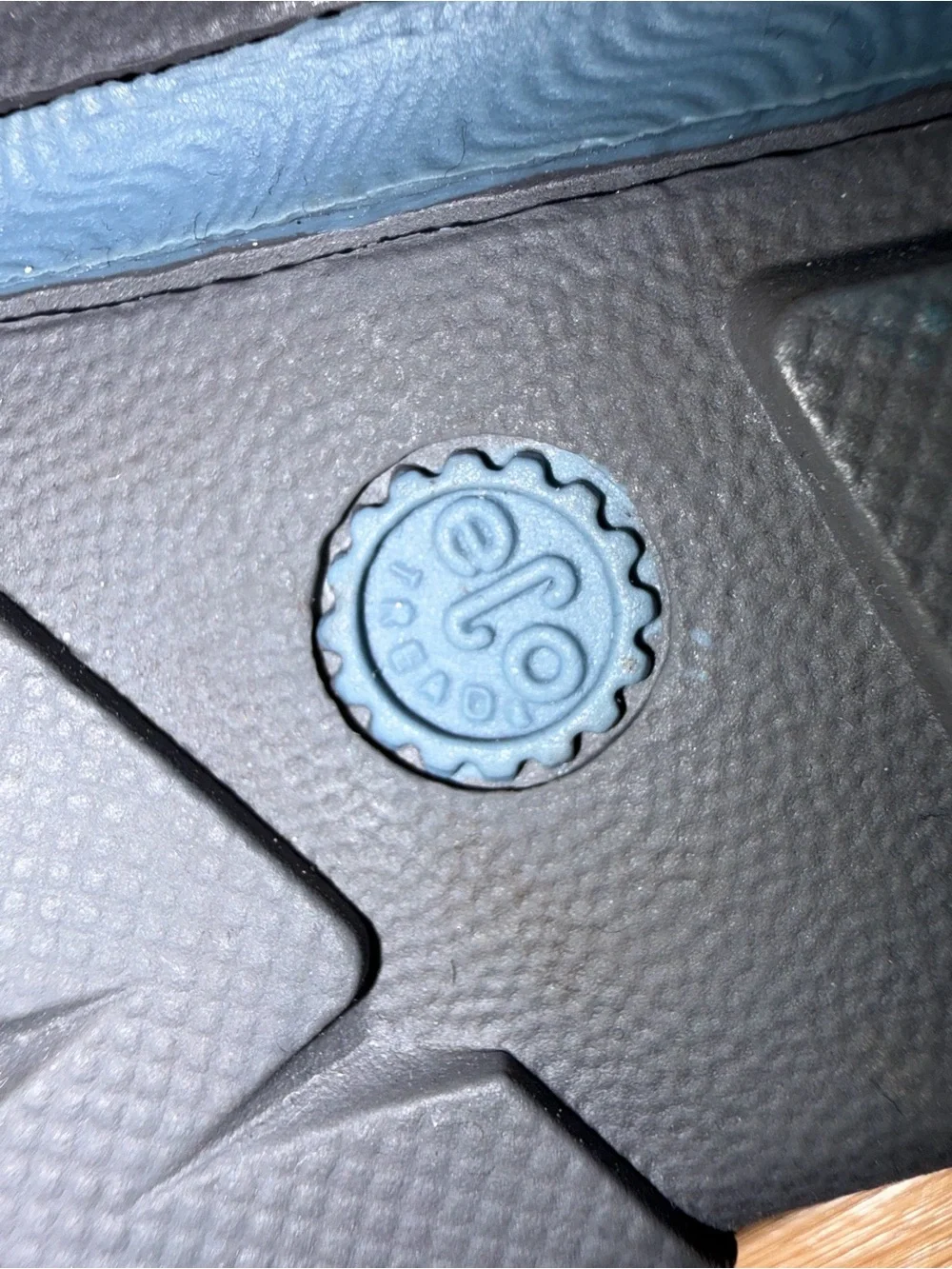 Chaco Sport Sandals. Gray & Blue with Patterned Straps. Men’s 9